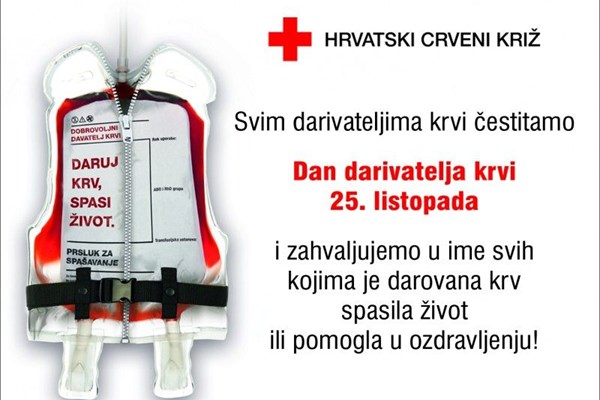 Dan darivatelja krvi: Potaknimo mlade da se odazovu akcijama darivanja krvi! 