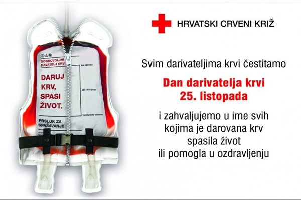 Dan dobrovoljnih davatelja krvi u RH: Hvala vam na plemenitosti i solidarnosti!