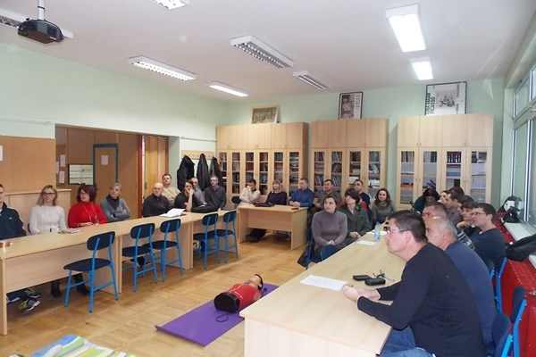 Varaždin - edukacija iz prve pomoći za odgojno-obrazovne djelatnike