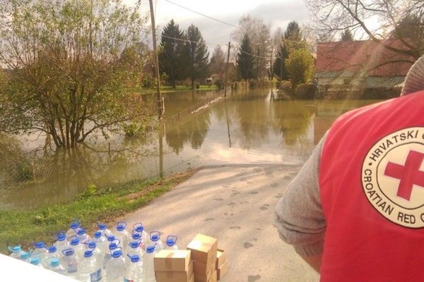 Pregled aktivnosti Hrvatskog Crvenog križa u obrani od poplava tijekom listopada 2014. godine