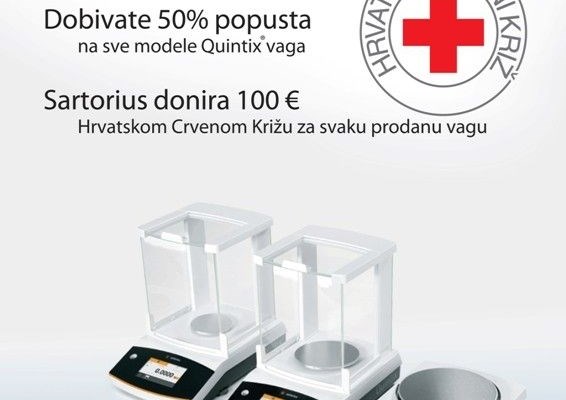 Sartorius donira 100 € od svake prodane vage za poplavljena područja u RH