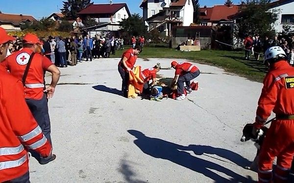 Varaždin – vježba evakuacije u IV. osnovnoj školi Varaždin