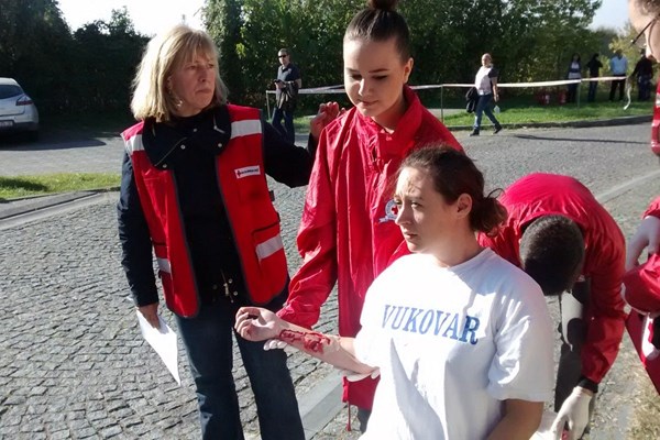 Vukovar - pokazna vježba KLIZIŠTE 2014.